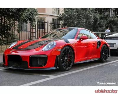 CARBONADO Carbonado DRYPCF GT2RS Style Front Bumper for Porsche 911 991.2 Carrera/Targa 2016-2019 - DRYPCF9325GT2RS-FB