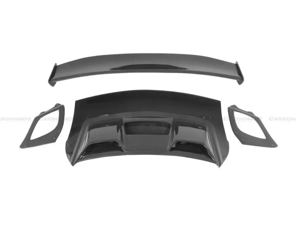 Carbonado FGCF GT2RS Style Trunk Spoiler Porsche 911 991.2 Carrera | S | 4S 2016-2019 - FGCF9325GT2RS-W