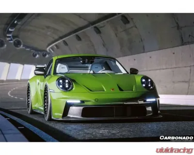 Carbonado DRYPCF GT3 Style Front Bumper Porsche 911 992 2019-2023 - DRYPCF9327GT3-FB