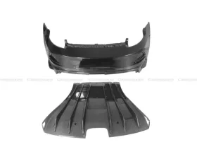 Carbonado DRYPCF GT3 Style Rear Bumper w/ Exhaust Porsche 911 992 2019-2023