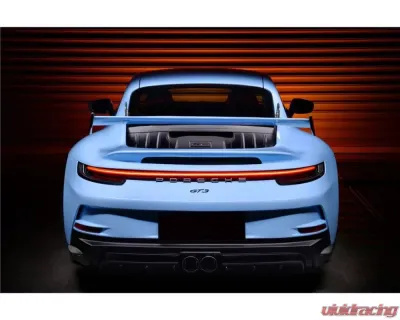 Carbonado DRYPCF GT3 Style Rear Bumper w/ Exhaust Porsche 911 992 2019-2023 - DRYPCF9327GT3-RB
