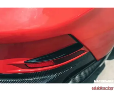 Carbonado DRYPCF GT3 Style Rear Bumper w/ Exhaust Porsche 911 992 2019-2023 - DRYPCF9327GT3-RB