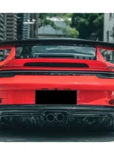 Carbonado DRYPCF GT3 Style Rear Bumper w/ Exhaust Porsche 911 992 2019-2023                                     - DRYPCF9327GT3-RB - Image 15