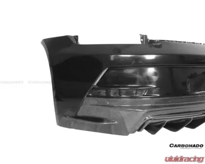 Carbonado DRYPCF GT3 Style Rear Bumper w/ Exhaust Porsche 911 992 2019-2023 - DRYPCF9327GT3-RB