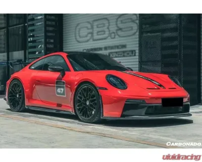 Carbonado CFRP GT3 Style Side Skirts Porsche 911 992 2019-2023 - CF9327GT3-SS