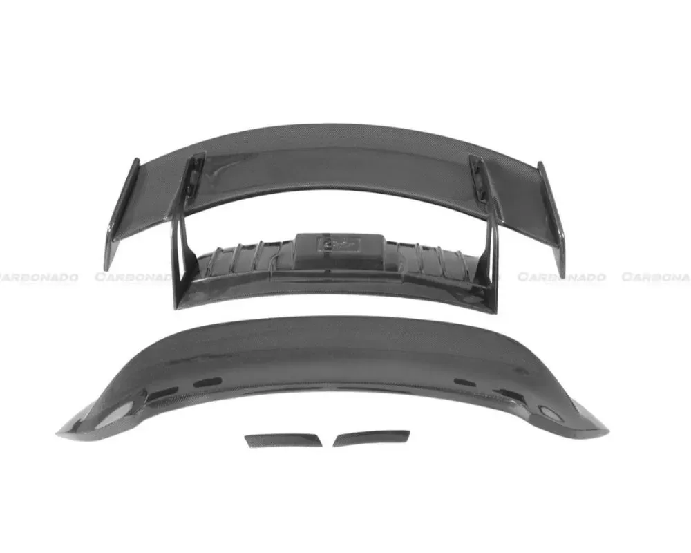 Carbonado DryCF GT3 Style Trunk Spoiler Wing Porsche 911 992 Carrera | S | 4S 2019-2023 - DRYCF9327GT3-W