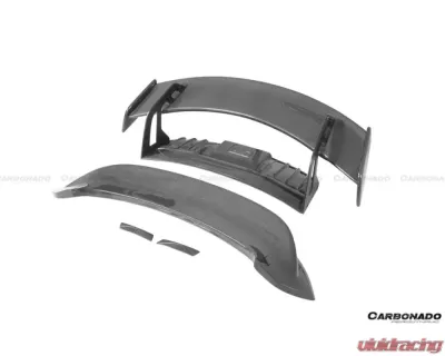 Carbonado DryCF GT3 Style Trunk Spoiler Wing Porsche 911 992 Carrera | S | 4S 2019-2023 - DRYCF9327GT3-W