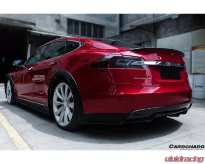 Carbonado FGCF RS Style Rear Lip Tesla Model S 2012-2015 - FGCF9401RZS-RD