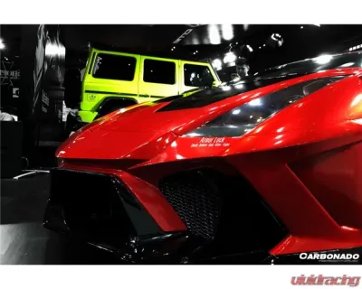 Carbonado FGPCF9899IRON Full Body Kit with Hood for Lamborghini Gallardo Spyder 2004-2008 - FGPCF9899IRON FULL KIT WITH HOOD