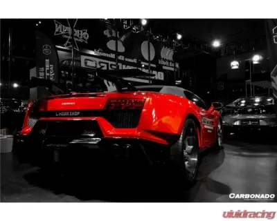 Carbonado FGPCF9899IRON Full Body Kit with Hood for Lamborghini Gallardo Spyder 2004-2008 - FGPCF9899IRON FULL KIT WITH HOOD