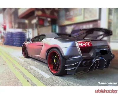 Carbonado FGPCF9899IRON Full Body Kit with Hood for Lamborghini Gallardo Spyder 2004-2008 - FGPCF9899IRON FULL KIT WITH HOOD