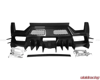 Carbonado FGPCF Iron Style Rear Bumper Lamborghini Gallardo 2004-2008 - FGPCF9899IRON-RB