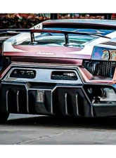 Carbonado FGPCF Iron Style Rear Bumper Lamborghini Gallardo 2004-2008                                     - FGPCF9899IRON-RB - Image 6