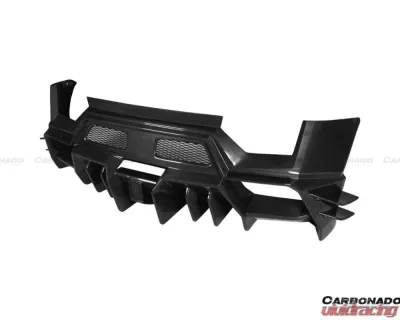 Carbonado FGPCF BKSS Style Rear Bumper Lamborghini Gallardo 2009-2014 - FGPCF9900BKSS-RB