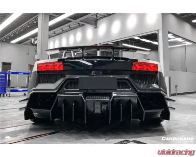 Carbonado FGPCF BKSS Style Rear Bumper Lamborghini Gallardo 2009-2014 - FGPCF9900BKSS-RB