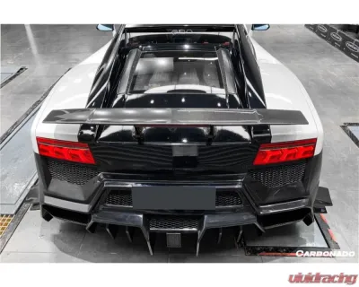 Carbonado FGPCF BKSS Style Rear Bumper Lamborghini Gallardo 2009-2014 - FGPCF9900BKSS-RB