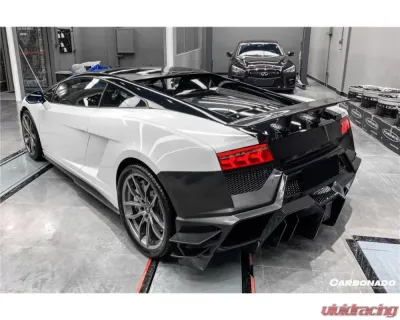 Carbonado FGPCF BKSS Style Rear Bumper Lamborghini Gallardo 2009-2014 - FGPCF9900BKSS-RB