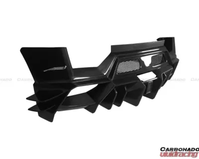 Carbonado FGPCF BKSS Style Rear Bumper Lamborghini Gallardo 2009-2014 - FGPCF9900BKSS-RB