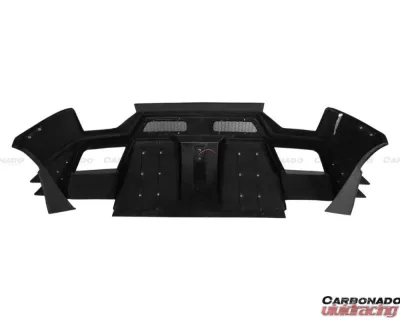 Carbonado FGPCF BKSS Style Rear Bumper Lamborghini Gallardo 2009-2014 - FGPCF9900BKSS-RB