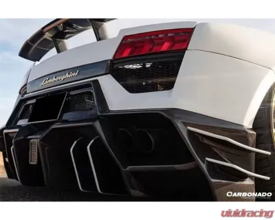Carbonado FGPCF BKSS Style Rear Bumper Lamborghini Gallardo 2009-2014 - FGPCF9900BKSS-RB