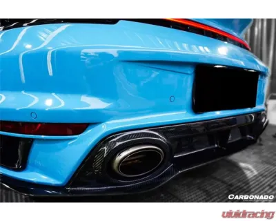 Carbonado DRYPCF Turbo Style Rear Bumper Porsche 911 992 2019-2023 - DRYPCF992TS-RB