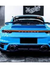 Carbonado DRYPCF Turbo Style Rear Bumper Porsche 911 992 2019-2023                                     - DRYPCF992TS-RB - Image 3