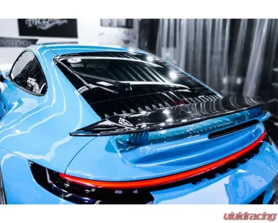 Carbonado DRYPCF Turbo Style Trunk Spoiler Porsche 911 992 2019-2023 - DRYPCF992TS-W