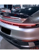 Carbonado DRYPCF Turbo Style Trunk Spoiler Porsche 911 992 2019-2023                                     - DRYPCF992TS-W - Image 11