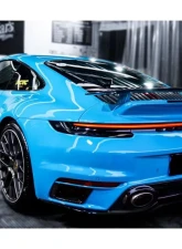 Carbonado DRYPCF Turbo Style Trunk Spoiler Porsche 911 992 2019-2023                                     - DRYPCF992TS-W - Image 4