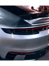 Carbonado DRYPCF Turbo Style Trunk Spoiler Porsche 911 992 2019-2023                                     - DRYPCF992TS-W - Image 6