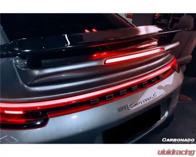 Carbonado DRYPCF Turbo Style Trunk Spoiler Porsche 911 992 2019-2023 - DRYPCF992TS-W