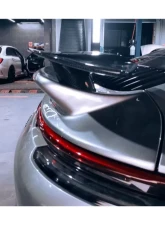 Carbonado DRYPCF Turbo Style Trunk Spoiler Porsche 911 992 2019-2023                                     - DRYPCF992TS-W - Image 8