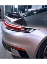 Carbonado DRYPCF Turbo Style Trunk Spoiler Porsche 911 992 2019-2023                                     - DRYPCF992TS-W - Image 9