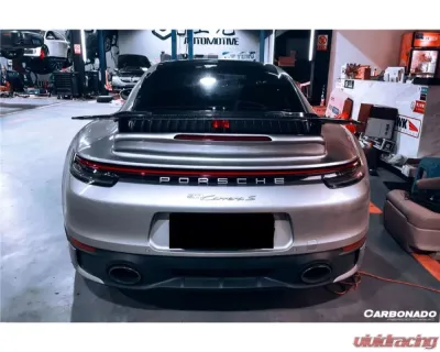 Carbonado DRYPCF Turbo Style Trunk Spoiler Porsche 911 992 2019-2023 - DRYPCF992TS-W