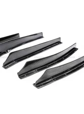 Carbonado FGCF BKSS Style Rear Diffuser Canards Nissan GTR R35 2012-2020                                     - FGCF3505BKSS.RDCRD - Image 5