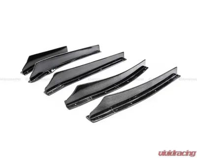 Carbonado FGCF BKSS Style Rear Diffuser Canards Nissan GTR R35 2012-2020 - FGCF3505BKSS.RDCRD