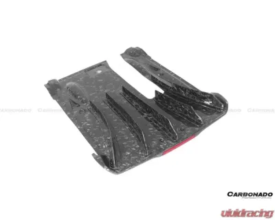 Carbonado CFRP Rear Diffuser w/ LED Light Nissan GTR R35 2012-2020 - CF3505NSMO.RD CF3505BKSS.RDCRD