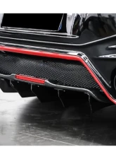 Carbonado CFRP Rear Diffuser w/ LED Light Nissan GTR R35 2012-2020                                     - CF3505NSMO.RD CF3505BKSS.RDCRD - Image 8