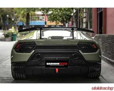 Carbonado CFRP Rear Bumper Grill Lamborghini Huracan LP580 2015-2020 - CF5556OE580-RBG