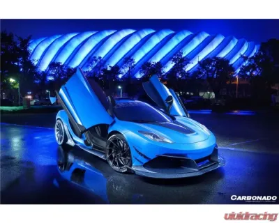 Carbonado Carbonado PCF Partial Hood for McLaren MP4 12C 2011-2014, Unpainted Carbon Fiberglass - PCF8002RP-H