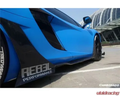 Carbonado CFRP Side Skirts McLaren MP4 12C | 650S 2011-2017 - CF8002RP-SS