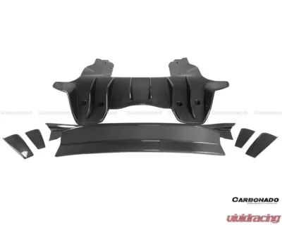 Carbonado CFRP Spoiler & Rear Bumper McLaren MP4 12C | 650S 2011-2017 - CF8002RP-W