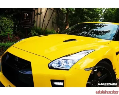 Carbonado CFRP Hood Scoops Nissan GTR R35 2008-2016 - CF8353.HS
