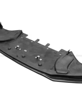 Carbonado DryCF NSM Style Partial Front Lip for Nissan GTR R35 2012-2016                                     - DRYCF8353NSM-2-FL - Image 3