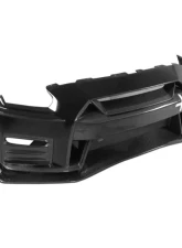 Carbonado CFRP Front Bumper for Nissan GTR R35 2017-2022 - Carbon Fiber Finish                                     - CF8354NSMO-FB - Image 3