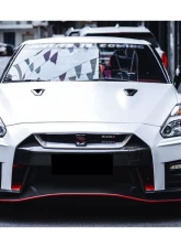 Carbonado CFRP Front Bumper for Nissan GTR R35 2017-2022 - Carbon Fiber Finish                                     - CF8354NSMO-FB - Image 6
