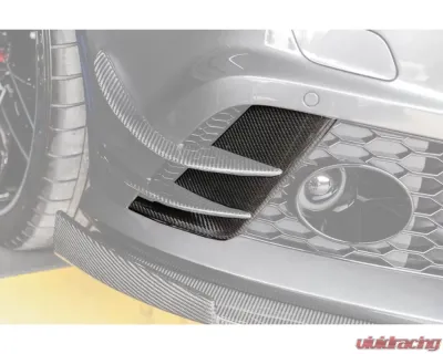 Carbonado CFRP BS Style Front Bumper Vent Caps Audi RS6 C7 Avant 2013-2018 - CF8362BS.CA