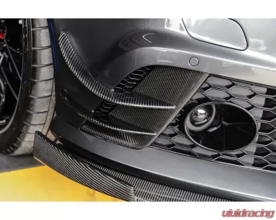 Carbonado CFRP BS Style Front Bumper Vent Caps Audi RS6 C7 Avant 2013-2018 - CF8362BS.CA