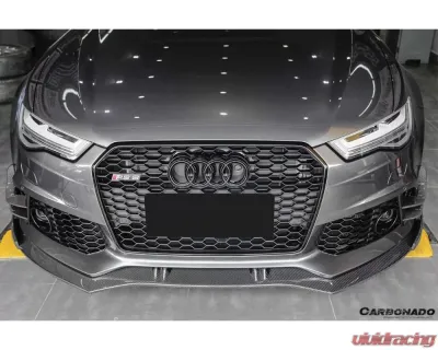 Carbonado CFRP BS Style Front Bumper Vent Caps Audi RS6 C7 Avant 2013-2018 - CF8362BS.CA