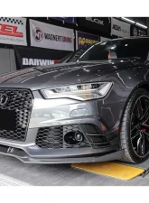 Carbonado CFRP BS Style Front Bumper Vent Caps Audi RS6 C7 Avant 2013-2018                                     - CF8362BS.CA - Image 8